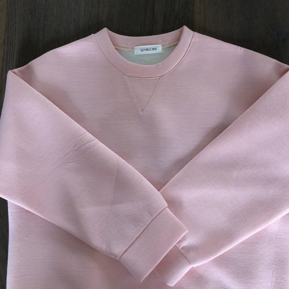 Bright pink scuba sweater - Picture 3 of 6